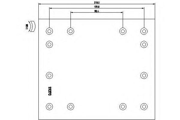 DON FU/4/2 Brake Lining, drum brake